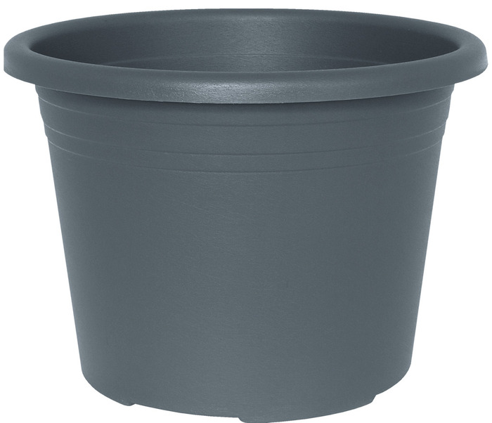 Potte Cylindro plast grå Ø40 cm